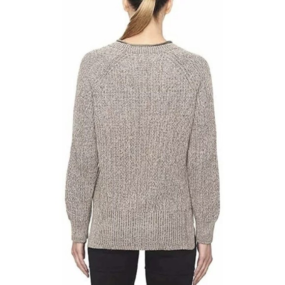 Ellen Tracy Ladies' Comfy Roll Neck Sweater Size XXL Oatmeal Marl Beige - Picture 3 of 12